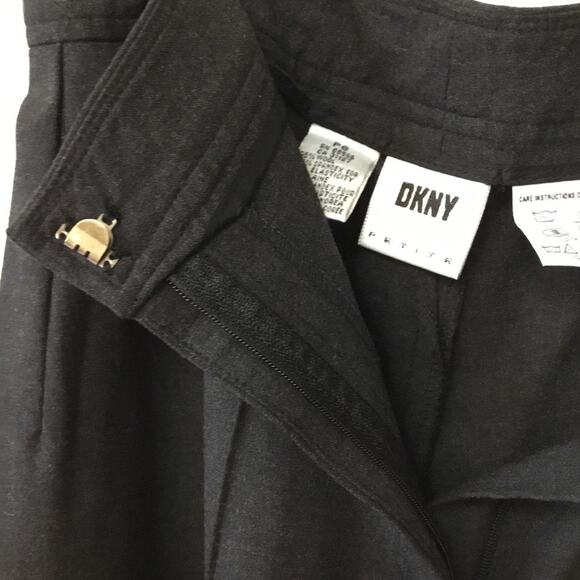 DKNY Dark Gray High-Waist Dress Pants - Picture 9 of 16